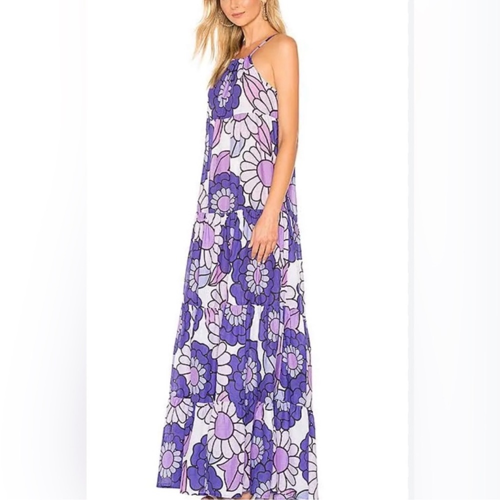 Dodo Bar Or floral Dorothy Maxi flowy tiered dress. This is so gorgeous on. - Picture 3 of 15